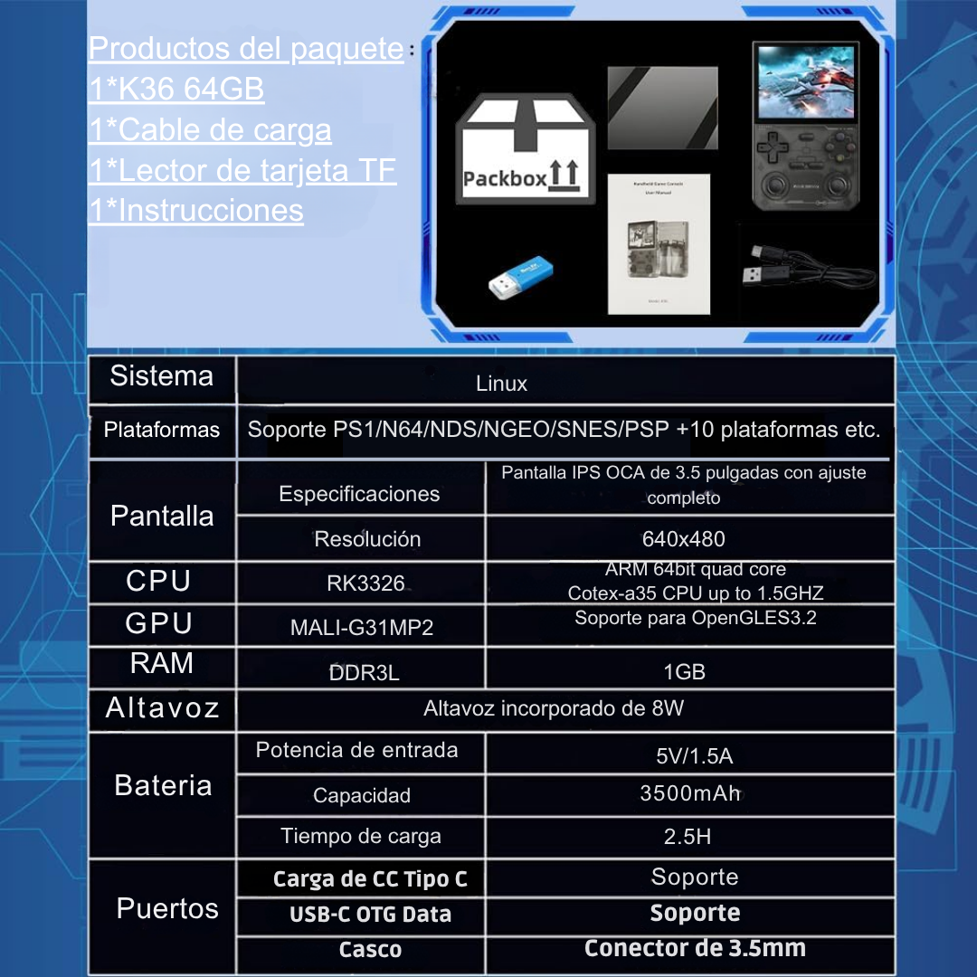 Consola Retro con 16000 juegos